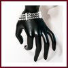 Bracelet trois rangs cristal et strass