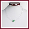 Collier Jade et argent 925 - Pierres fines gemme
