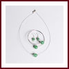 Boucles d'oreilles jade et argent 925 - Pierres fines gemme